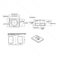 Світлодіод SMD 3528, жовтий