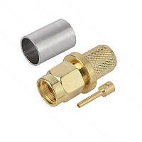 Штекер RP-SMA-M J7.5DN на кабель 5D-FB, RG-6, обжимний