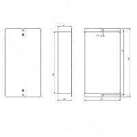 Корпус металевий настінний MB-68