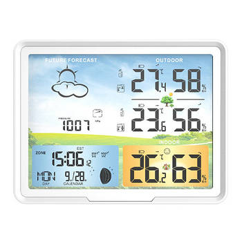 Метеостанція бездротова з барометром РК 7.5", 2 виносних датчика, PT20B