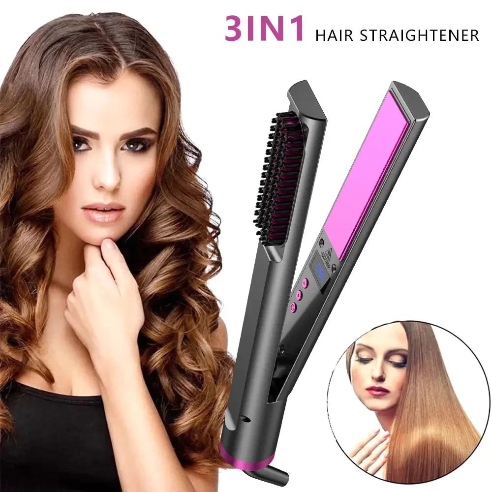 Выпрямитель для волос 3в1 Hair Straightener 3in1 - фото 1 - id-p1651145534