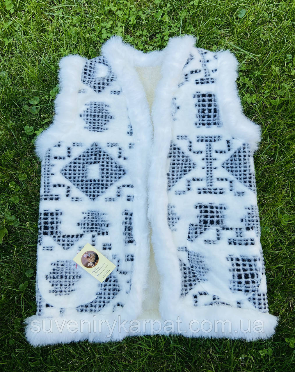 Жилет жіночий з овечої шерсті 50 розмір, фото 1