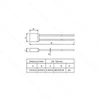 Термозапобіжник Y38 2A 115°C