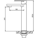 Змішувач для умивальника GAPPO G1099-22, фото 5