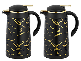 Набір термосів 2 шт. Happy Tiger 1 л (чорний)