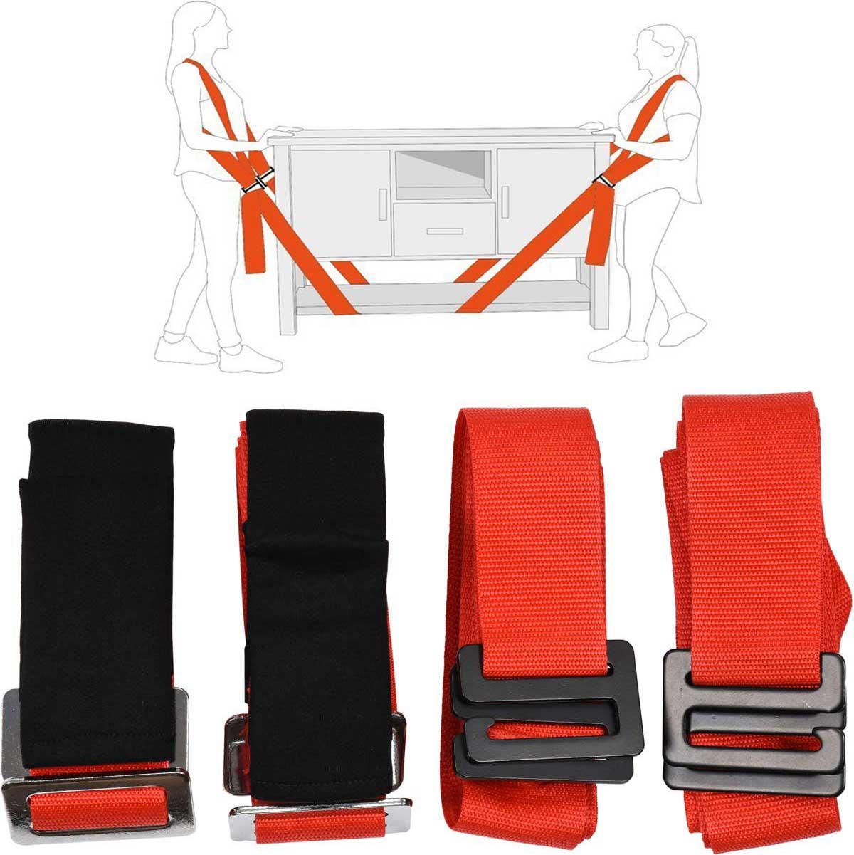 Ремені (4 шт) Для Перенесення Меблів або Важких Предметів VOREL® 74721