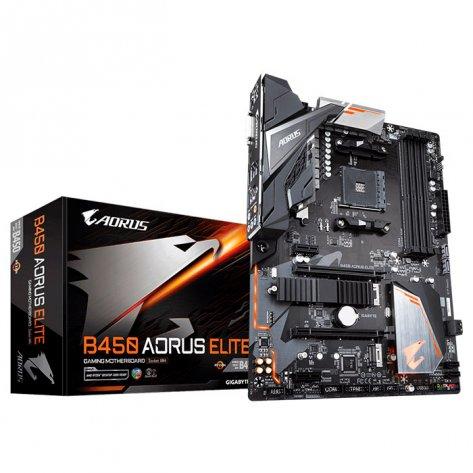 Материнська плата GIGABYTE B450 Aorus Elite