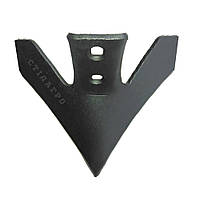 Лапа культиватора 10,25" 260 мм, h = 6,5 мм, бронесталь, між отв 43-47 мм, Will Rich/Case 47VP10257, фото 7