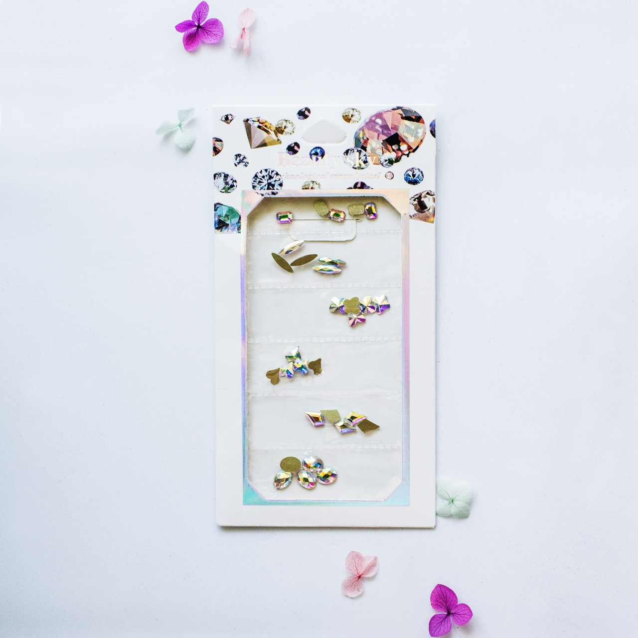 Набір для декору нігтів ,об'ємні фігурки хамелеон