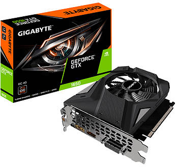 Відеокарта GeForce GTX1650 GigaByte 4GB OC (GV-N1656OC-4GD)
