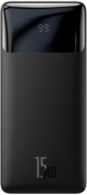 Зовнішній акумулятор Baseus Bipow 20000mAh 15W Black (PPDML-J01)