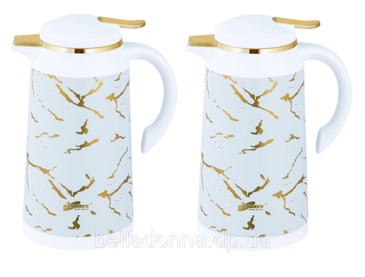 Набір термосів 2 шт. Happy Tiger 1 л (білий)