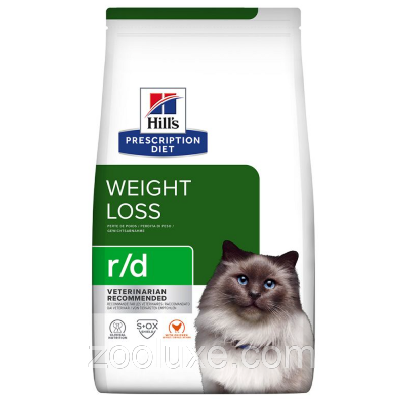 Hill's Weight Loss r/d Chicken 1,5 кг - корм для котів з куркою Hills