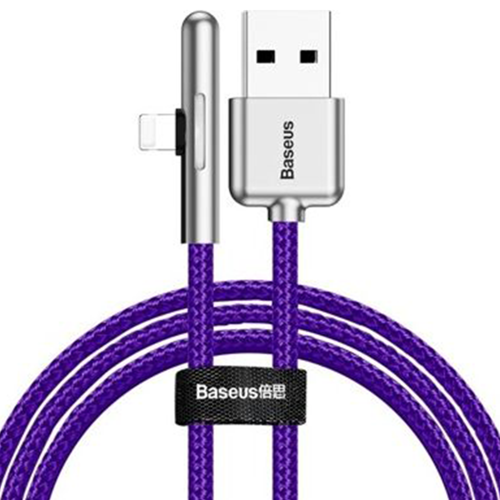 Кабели USB to Apple Lightning | для iPhone Baseus Iridescent USB-A 2.4A 1m Purple -