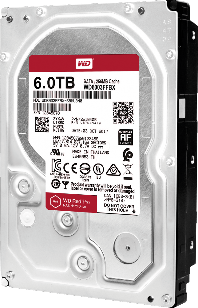 Накопичувач WD 6TB 256MB SATA III (WD6003FFBX)