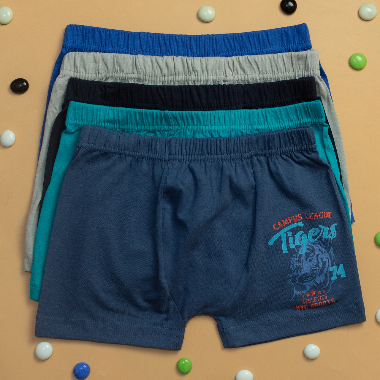 Дитячі боягузи для хлопчика Nicoleta (врожа: 8-9 років) int 5 шт.