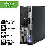 Системный блок Dell Optiplex 790 SFF (Core I3-2100 / 4Gb/ HDD 500Gb)