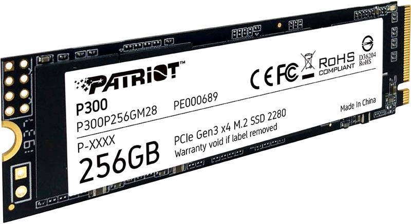Накопичувач SSD M.2 256 GB Patriot P300 (P300P256GM28)
