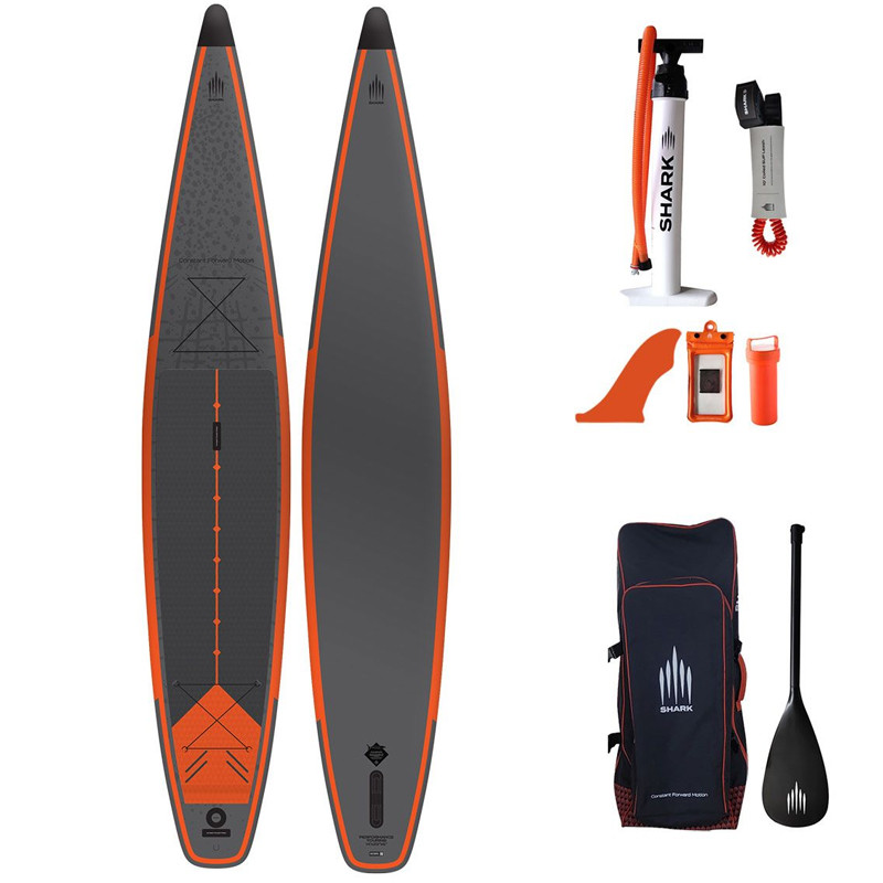 Сапборд Shark Touring-Pro 14' х 29" х 6" — надувна дошка для САП серфінгу, sup board