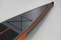 Сапборд Shark Touring-Pro 14' х 29" х 6" — надувна дошка для САП серфінгу, sup board, фото 4