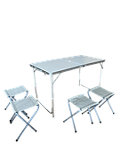 Розкладний стіл та 4 стільці TO-8812-F