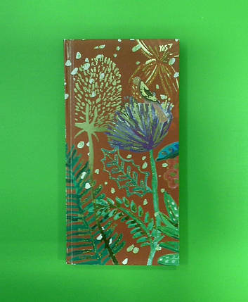Канц Блокнот 100*200/64 # ”YES” /151423/ ”Bon Cote. Red flower” ІНТЕГР.  фольга зол.+глітер зол.  (1, фото 1