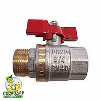 Кран кульовий FADO New PN40 20 3/4'' ЗВ