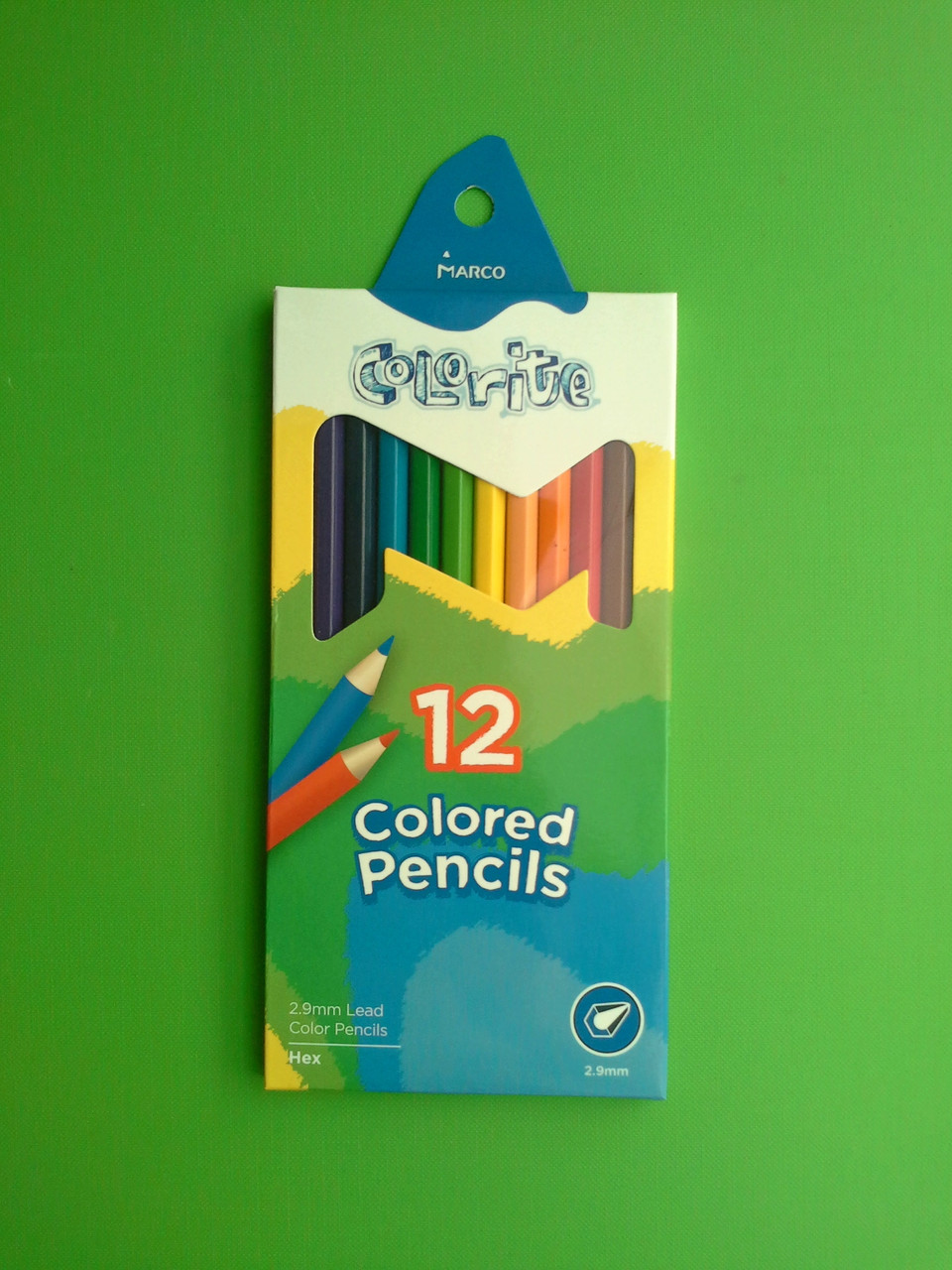 Канц 20 Карандаші 12 цв. МАРКО 1100-12СВ "Colorite"