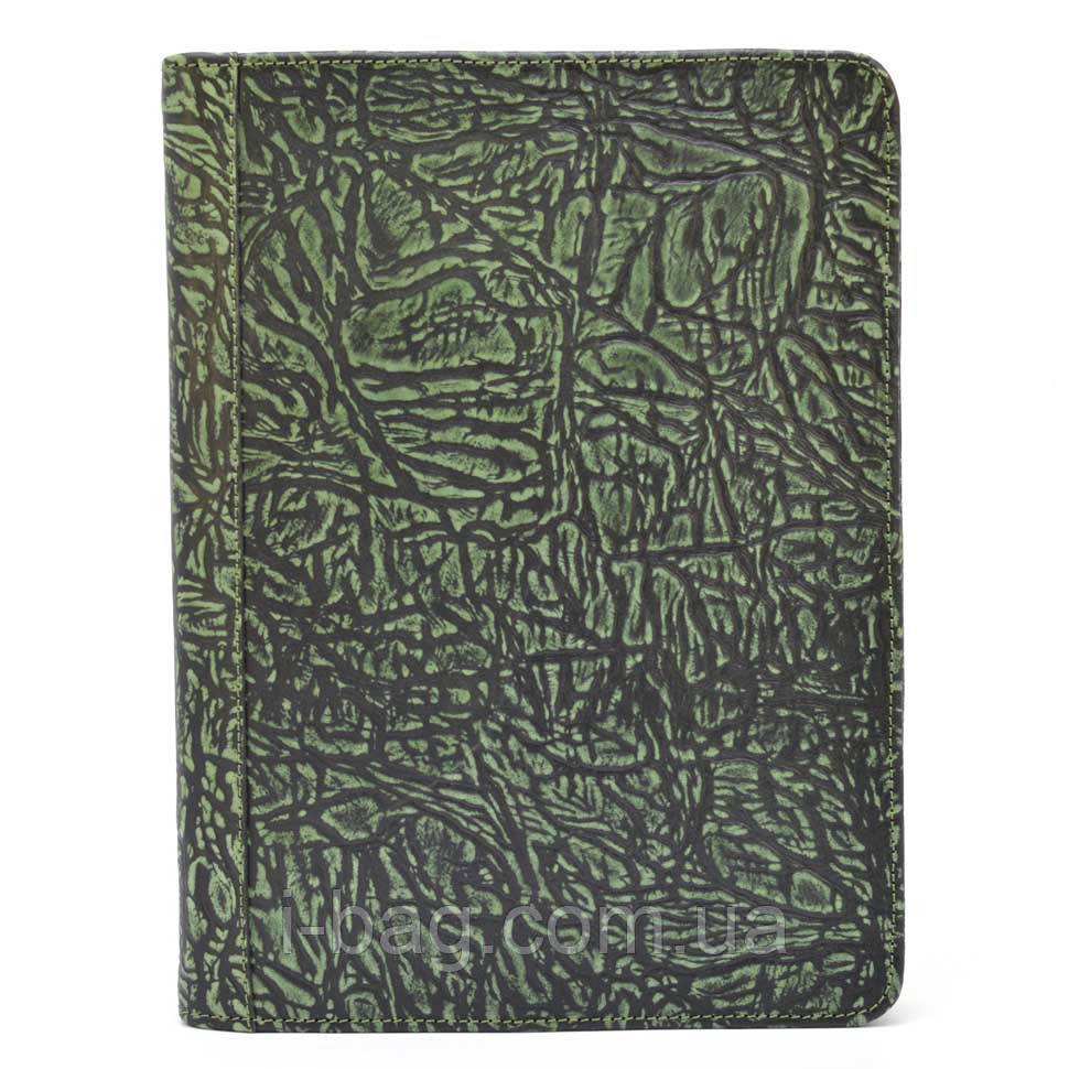 Екслюзивна VIP папка А4 зі шкіри Слон TARWA CrH-1295-4lx зелена
