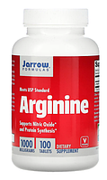 L-аргинин, Jarrow Formulas, 1000 мг, 100 таблеток (JRW-15036)