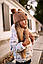 Дитячий комплект: в'язана шапка і шарф "Ведмедик", фото 2