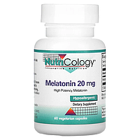 Мелатонін, Melatonin, Nutricology, 20 мг, 60 капсул (ARG-51580)