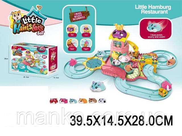 ГРА "НАБІР МАЛЕНЬКИХ ХОМ"ЯКІВ" 2021 (2046541) (18ШТ) ІГРОВИЙ ТРЕК МАГАЗИН З ГІРКАМИ І КОРЗИНАМИ, В КОРОБЦІ 39,, фото 1