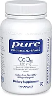 Коэнзим Q10, CoQ10, Pure Encapsulations, 120 мг, 120 капсул (PE-00080)