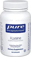 L-лизин, l-Lysine, Pure Encapsulations, 90 капсул (PE-00168)