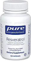 Ресвератрол, Resveratrol, Pure Encapsulations, 120 капсул (PE-00278)