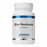 Цинк пиколинат, Zinc Picolinate, Douglas Laboratories, 20 мг, 100 таблеток (DOU-03055)