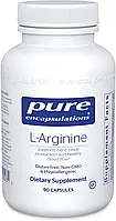 L-аргинин, l-Arginine, Pure Encapsulations, 90 капсул (PE-00523)