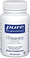 L-Теанин (теанин), l-Theanine, Pure Encapsulations, 60 капсул (PE-00542)