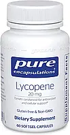 Ликопин, Lycopene, Pure Encapsulations, 20 мг, 60 капсул (PE-00761)