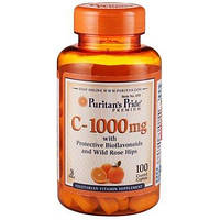 Вітамін С з біофлавоноїдами, Vitamin C, Puritan's Pride, 1000 мг, 100 капсул (PTP-10690)