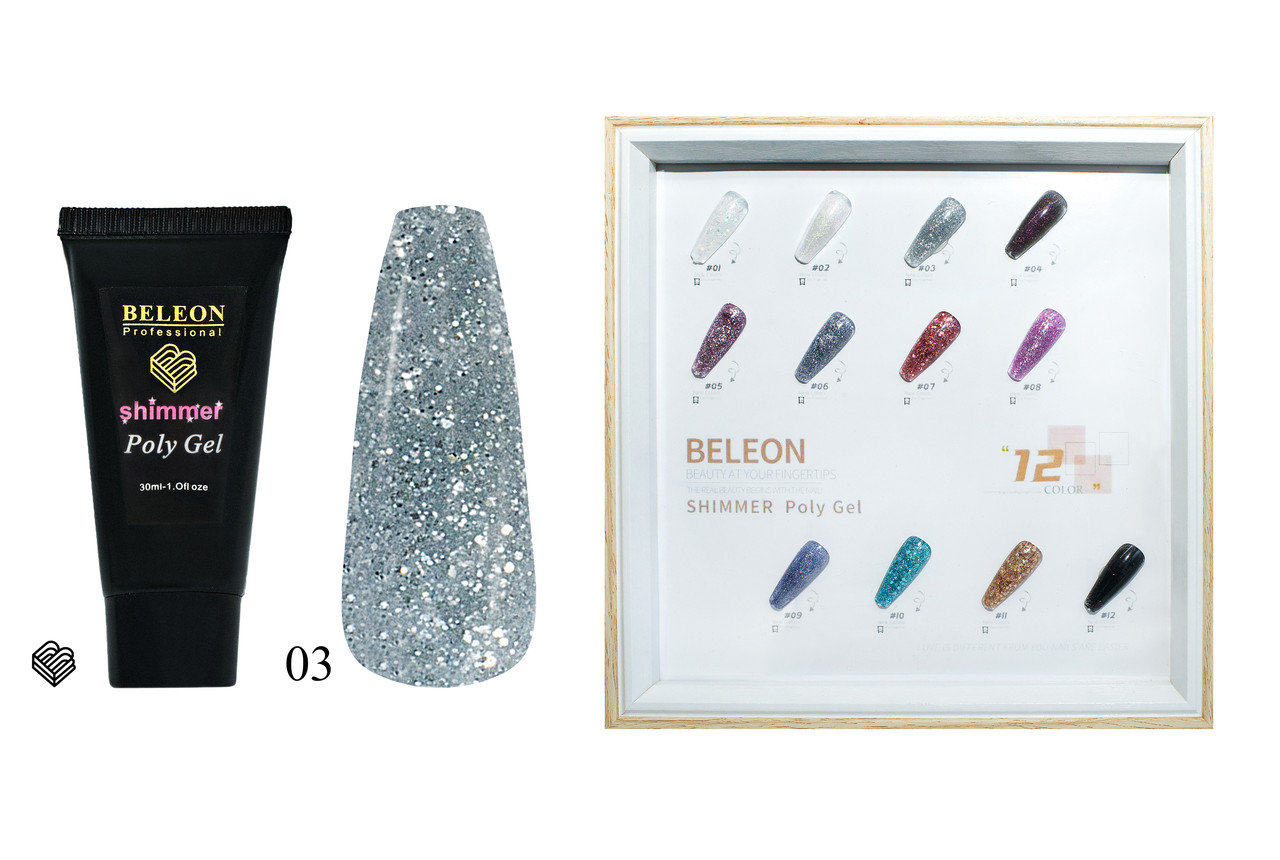 Poly Gel BELEON Shimmer №04