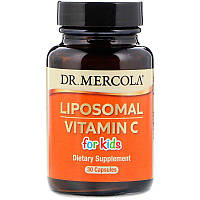 Витамин С липосомальный для детей, Liposomal Vitamin C, Dr. Mercola, 30 капсул (MCL-03149)