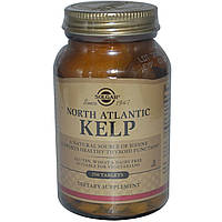 Йод Ламинария, Solgar, 250 таблеток (SOL-01500)