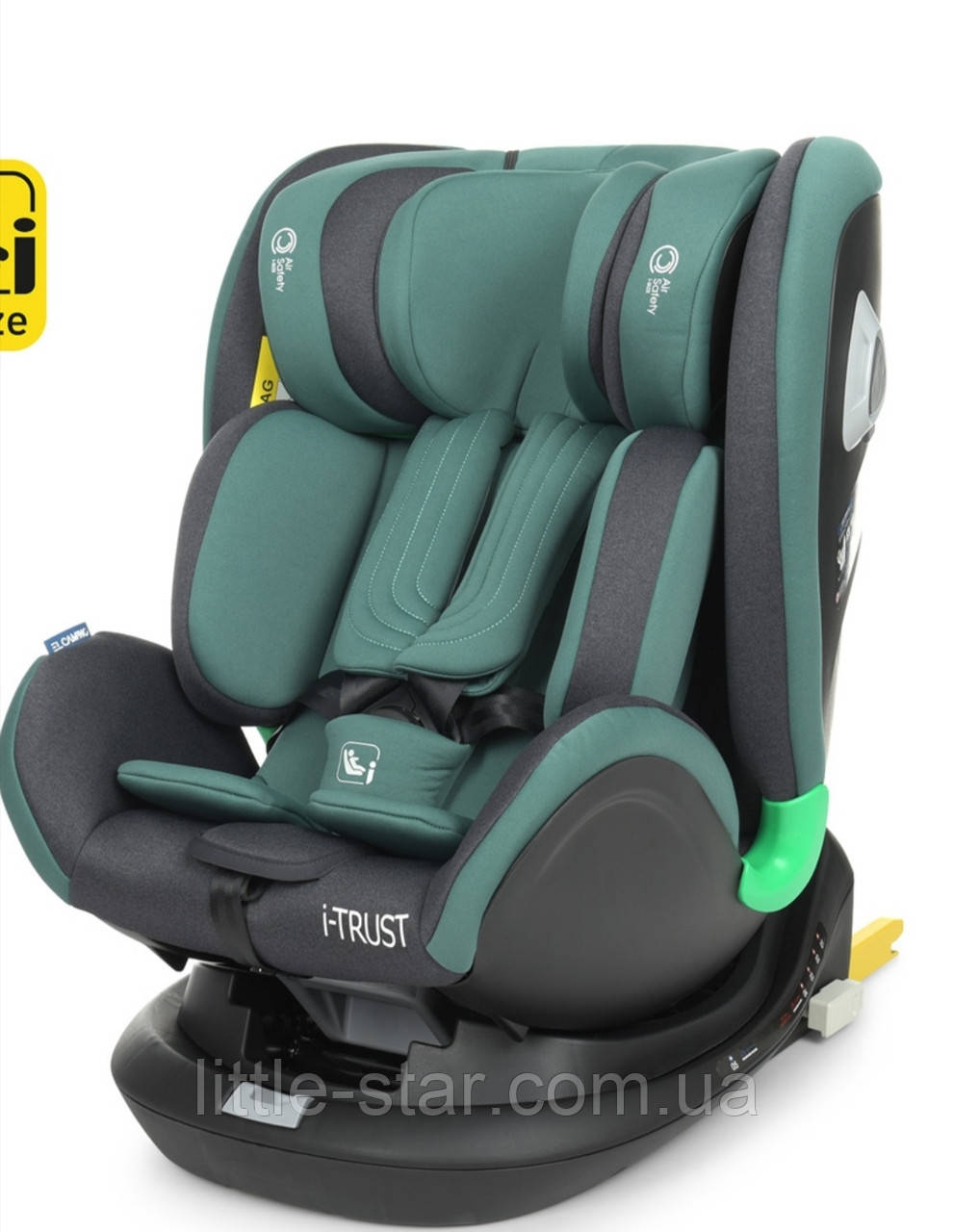 Автокрісло El Camino ME 1081 I-TRUST Hunter Green, група 1+2+3, зелений