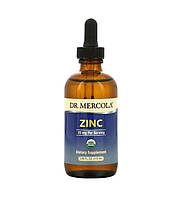 Цинк, Zinc, Dr. Mercola, 15 мг, 115 мл (MCL-03343)