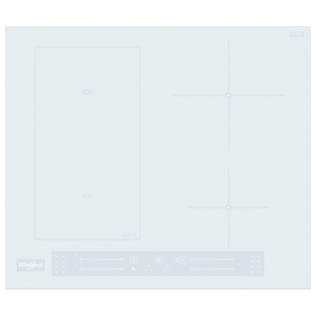 Варильна поверхня Whirlpool WLS5360BF/W