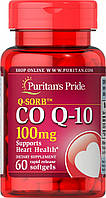 Коензим Q-10, Q-SORB Co Q-10, Puritan's Pride, 100 мг, 60 капсул (PTP-00057)