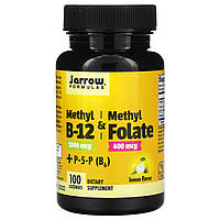 Метилфолат и метил B-12, Methyl B-12 & Methyl Folate, Jarrow Formulas, 1000 мкг / 400 мкг, 100 леденцов