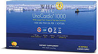 Поддержка сердца, (UnoCardio 1000+ Vitamin D 1000), WHC Nutrogenics, 60 капсул